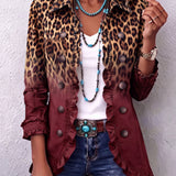 Barbara™ | Blazer in Leopard Gradient