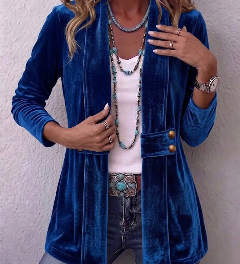 Kathryn™ | Open Blazer with Shimmer