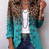 Barbara™ | Blazer in Leopard Gradient