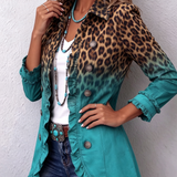 Barbara™ | Blazer in Leopard Gradient