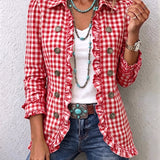 Elaine™ | Blazer in Vichy Check