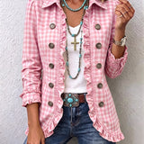 Elaine™ | Blazer in Vichy Check
