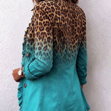 Barbara™ | Blazer in Leopard Gradient