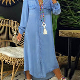 Pippa | Smart Casual Denim Shirt Dress