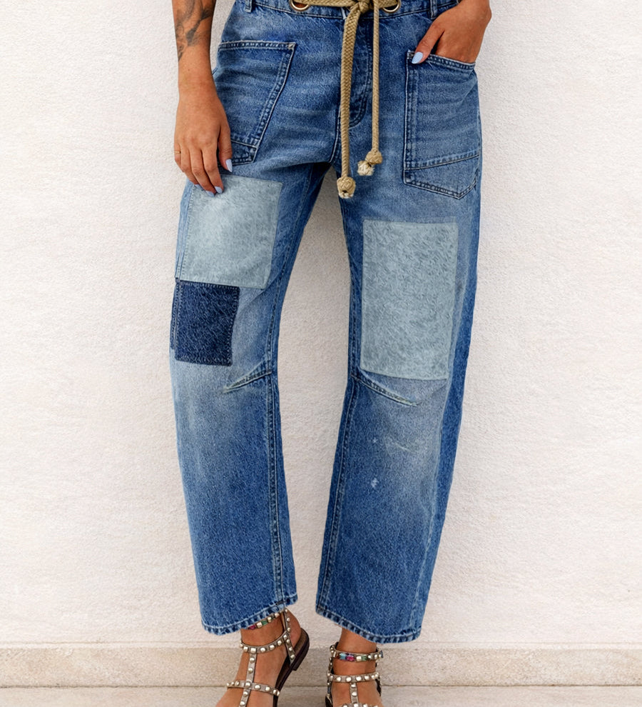 Maisie | Patchwork Jeans