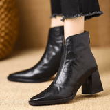 Claudia | Luxurious Mid-Heel Ankle Boots