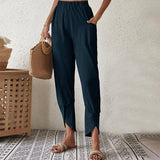 Essari - Trousers with Split Hem